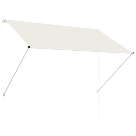 vidaXL feltekerhető krémszínű napellenző 200 x 150 cm