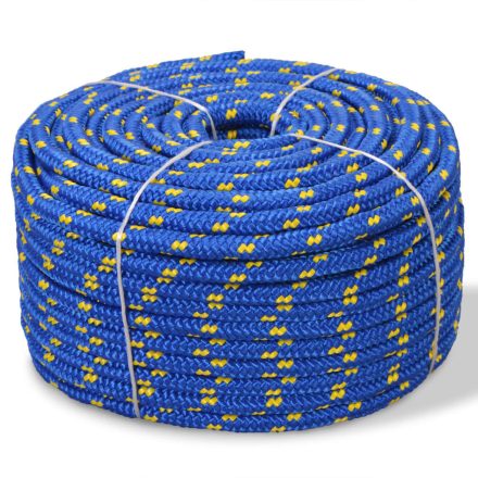 vidaXL kék polipropilén hajókötél 18 mm 50 m
