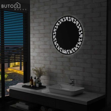 vidaXL LED-es fürdőszobai falitükör 70 cm
