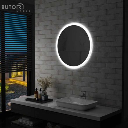 vidaXL LED-es fürdőszobai falitükör 70 cm