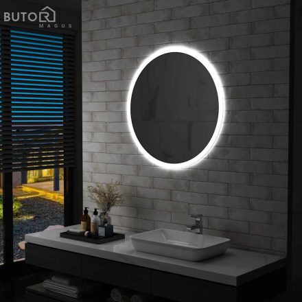 vidaXL LED-es fürdőszobatükör 80 cm