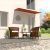 vidaXL narancssárga és barna feltekerhető napellenző 300 x 150 cm