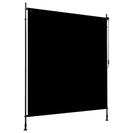vidaXL antracitszürke kültéri sötétítő roló 200 x 270 cm 