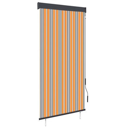 vidaXL sárga és kék kültéri roló 100 x 250 cm