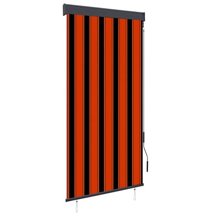 vidaXL narancssárga és barna kültéri roló 100 x 250 cm