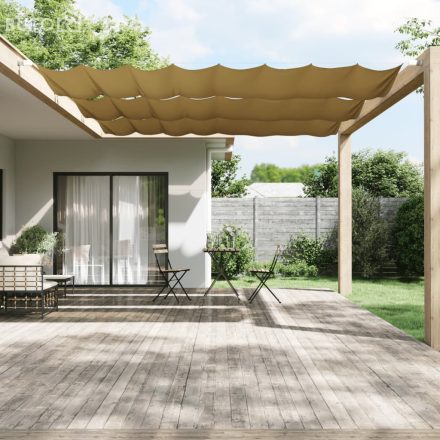 vidaXL bézs oxford-szövet függőleges napellenző 180 x 1000 cm