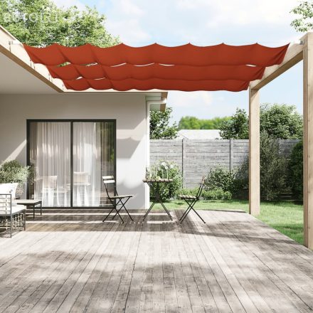 vidaXL terrakotta oxford-szövet függőleges napellenző 60 x 800 cm