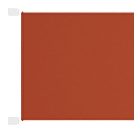 vidaXL terrakotta oxford-szövet függőleges napellenző 60 x 1200 cm