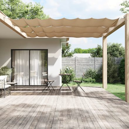 vidaXL tópszínű oxford-szövet függőleges napellenző 60 x 1000 cm