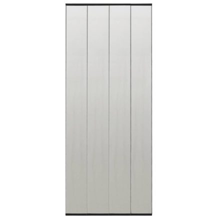 vidaXL fekete poliészter szúnyogháló ajtóra hálós függönnyel 100x220cm