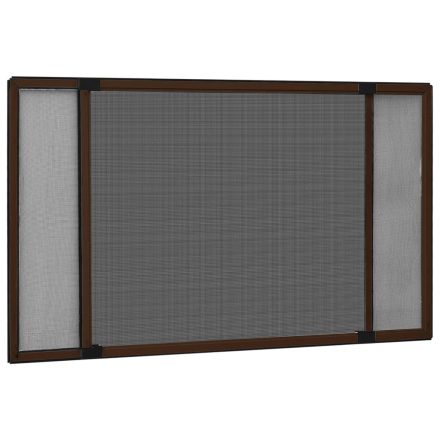 vidaXL barna lehúzható ablakszúnyogháló 70 x 150 cm