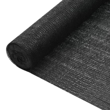 vidaXL fekete HDPE belátásgátló háló 2 x 10 m 75 g/m² 