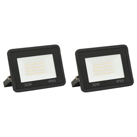 vidaXL 2 db meleg fehér fényű LED-es reflektor 30 W