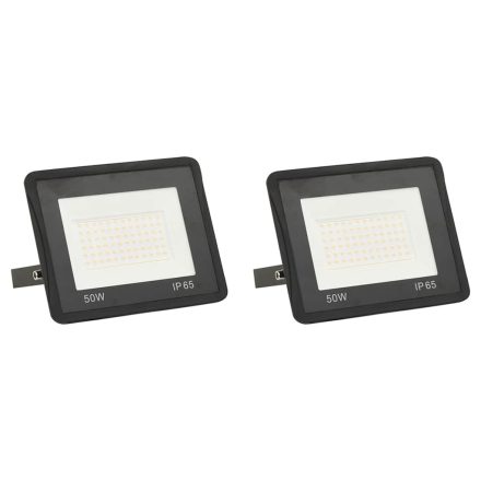 vidaXL 2 db meleg fehér fényű LED-es reflektor 50 W
