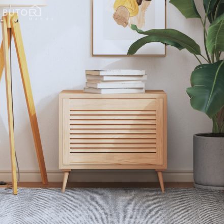 vidaXL tömör fenyőfa lamellás szekrényajtó 39,5 x 59,4 cm
