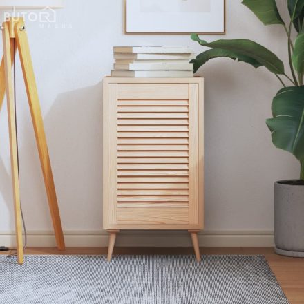 vidaXL tömör fenyőfa lamellás szekrényajtó 61,5 x 39,4 cm