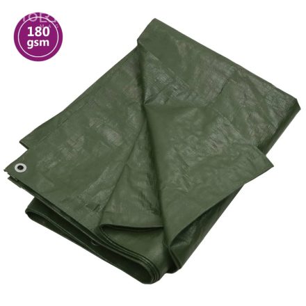 vidaXL zöld HDPE takaróponyva 180 g/m² 3 x 4 m