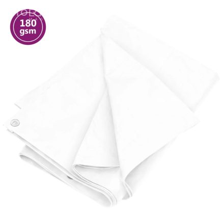vidaXL fehér HDPE takaróponyva 180 g/m² 6 x 10 m