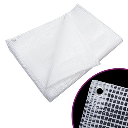 vidaXL fehér Leno takaróponyva 140 g/m² 3x5 m