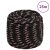vidaXL fekete polipropilén hajókötél 18 mm 25 m