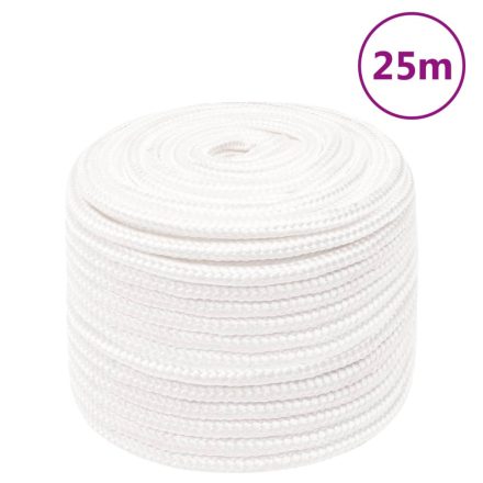vidaXL teljesen fehér polipropilén hajókötél 14 mm 25 m