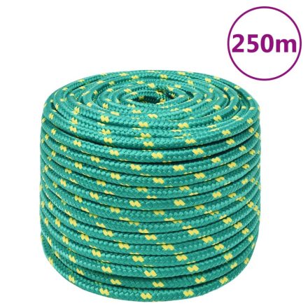 vidaXL zöld polipropilén hajókötél 14 mm 250 m