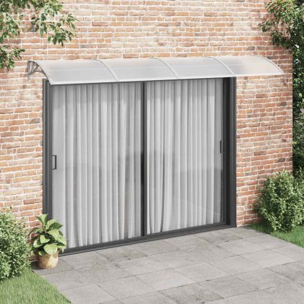 vidaXL szürke polikarbonát ajtóelőtető 350 x 100 cm