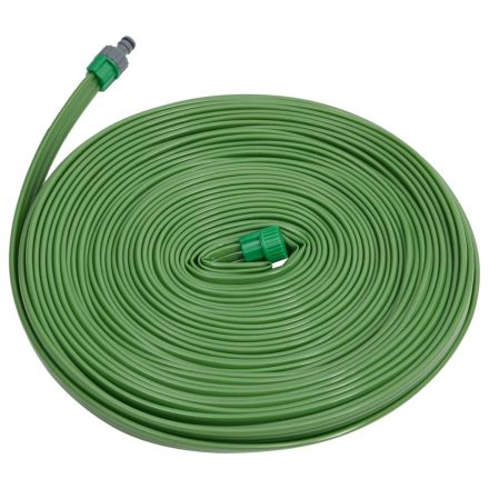 vidaXL 3 csöves zöld PVC locsolótömlő 7,5 m