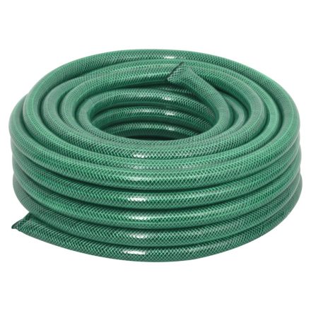 vidaXL kerti tömlő Zöld 0,75" 30 m PVC