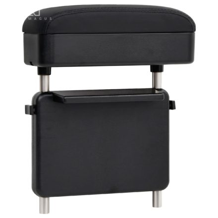 vidaXL autó karfatartó univerzális fekete 23x8x(30-38) cm ABS