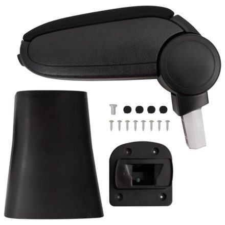 vidaXL autó karfa fekete 16x36x(41-57) cm ABS