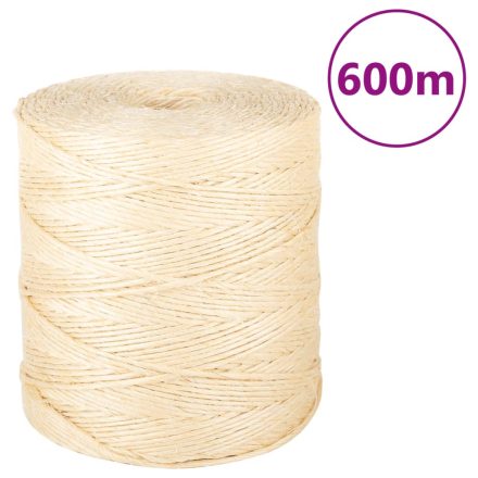 vidaXL 100% szizálkötél 2 mm 600 m