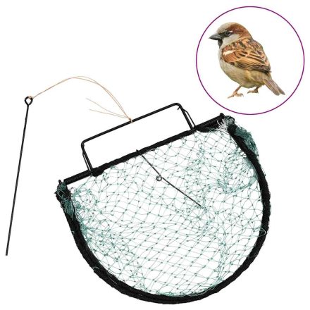 vidaXL zöld acél madárcsapda 30 cm