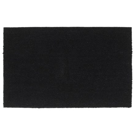 vidaXL ajtószőnyeg Fekete 50x80 cm Tuftolt kókuszrostos szőnyeg