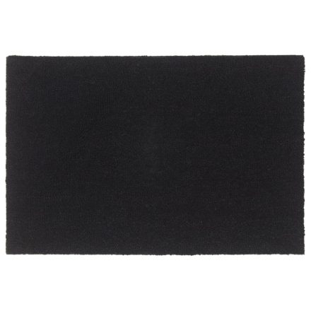 vidaXL ajtószőnyeg Fekete 60x90 cm Tuftolt kókuszrostos szőnyeg