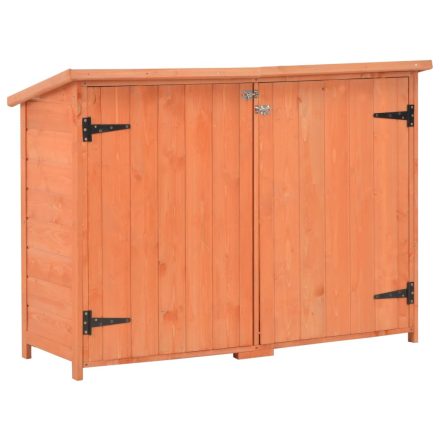 vidaXL fa kerti fészer 128x42x91 cm