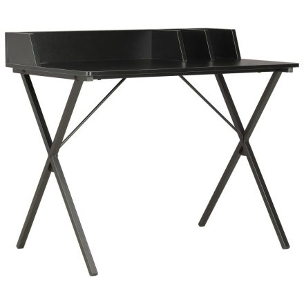 vidaXL fekete íróasztal 80 x 50 x 84 cm