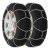 vidaXL 2 db 400-as méretű gépkocsi-hólánc 16 mm SUV 4x4