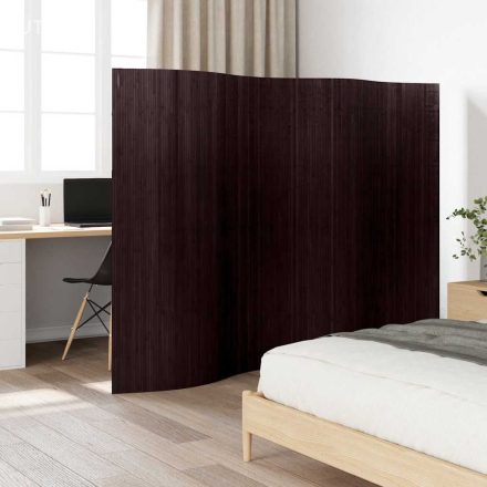 vidaXL sötétbarna bambusz paraván 250 x 165 cm