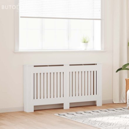 Fehér MDF radiátorburkolatos szekrény 152 cm