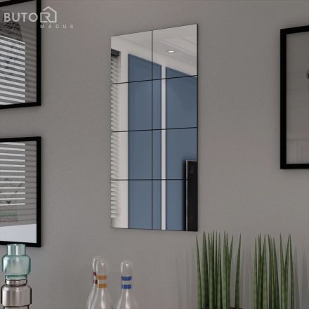 vidaXL 8 db keret nélküli tükörcsempe 20,5 cm