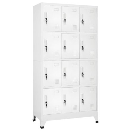 vidaXL öltözőszekrény 12 rekesszel 90 x 45 x 180 cm  