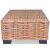 vidaXL természetes rattan dohányzóasztal 45 x 45 x 30 cm