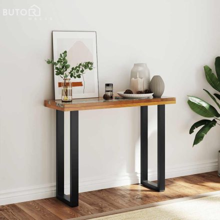vidaXL tíkfa tálalóasztal 100 x 35 x 75 cm