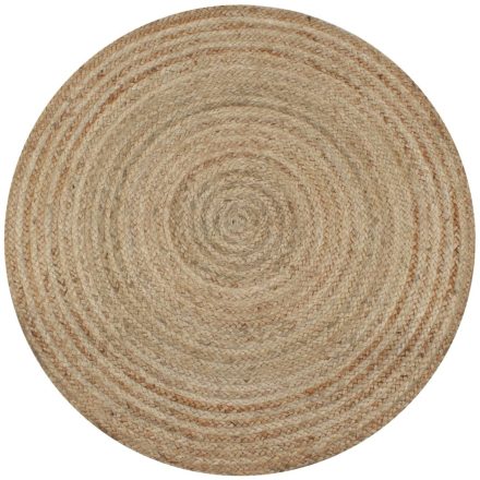 vidaXL kör alakú fonott juta szőnyeg 90 cm