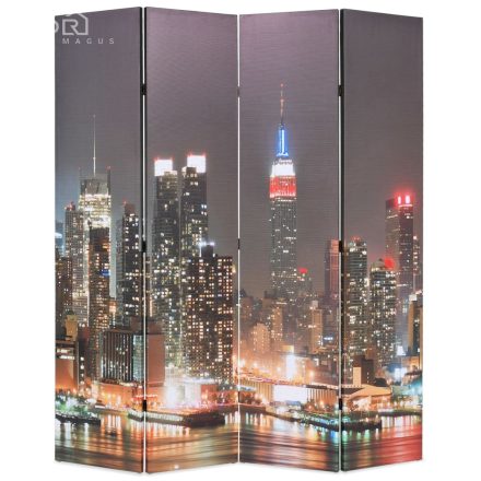 vidaXL éjszakai New York mintás paraván 160 x 170 cm