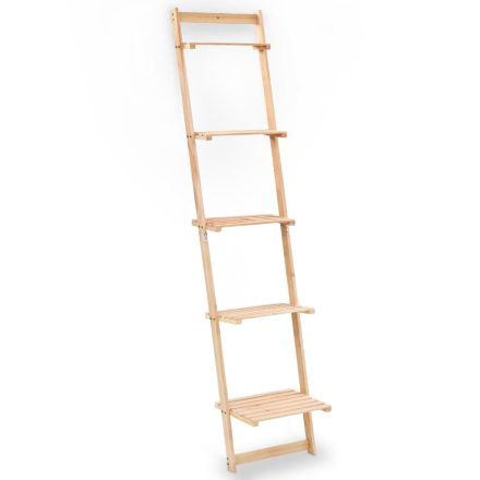 vidaXL cédrusfa létra fali polc 41,5 x 30 x 176 cm