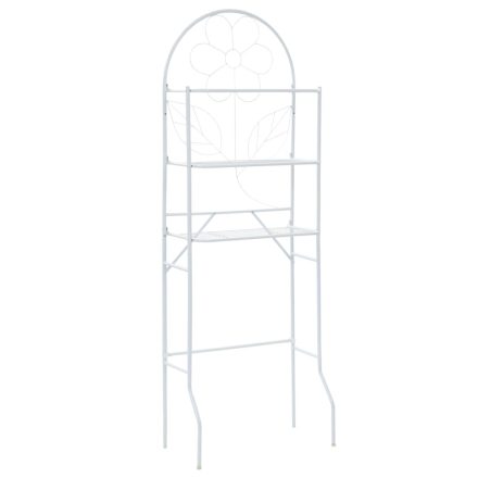 vidaXL fehér WC feletti tárolóállvány 60 x 33 x 174 cm