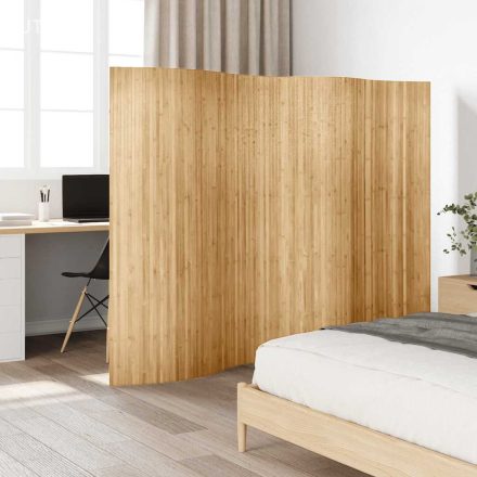 vidaXL természetes színű bambusz paraván 250 x 165 cm
