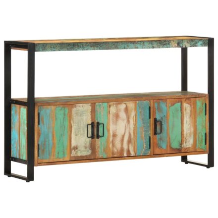 vidaXL tömör újrahasznosított fa tálalószekrény 120 x 30 x 75 cm 